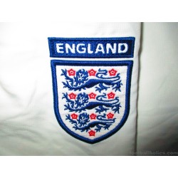 2007-09 England Umbro Match Issue Home Change Shorts #24