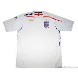 2007-09 England Home Shirt