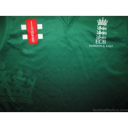 2018 ECB London & East Cricket Gray-Nicolls Match Worn Twenty20 Shirt #3