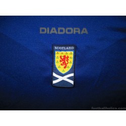 2007-08 Scotland Diadora Home Shirt