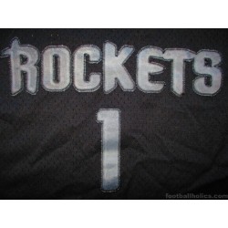 2004-06 Houston Rockets Reebok Authentic Black Jersey McGrady #1