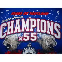 2020-21 Rangers 'Champions' Kings of Scotland Tee Shirt