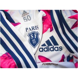 2011-12 Stade Français Paris Rugby Adidas Player Issue Away Shirt