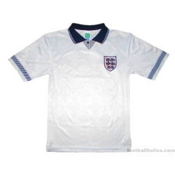 1990-92 England Score Draw Retro Home Shirt
