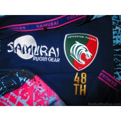 2021-22 Leicester Tigers Samurai Player Issue Training Shirt #48 'TH' (Hoyt)