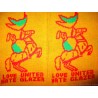 2010 Manchester United 'Love United Hate Glazer' 100% Totally Unofficial Scarf