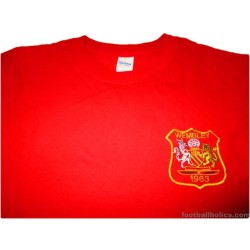 1963 Manchester United 'Wembley' Gildan Retro Home L/S Shirt