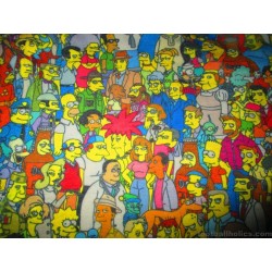 2015 The Simpsons 'All Springfield Characters' Tee Shirt
