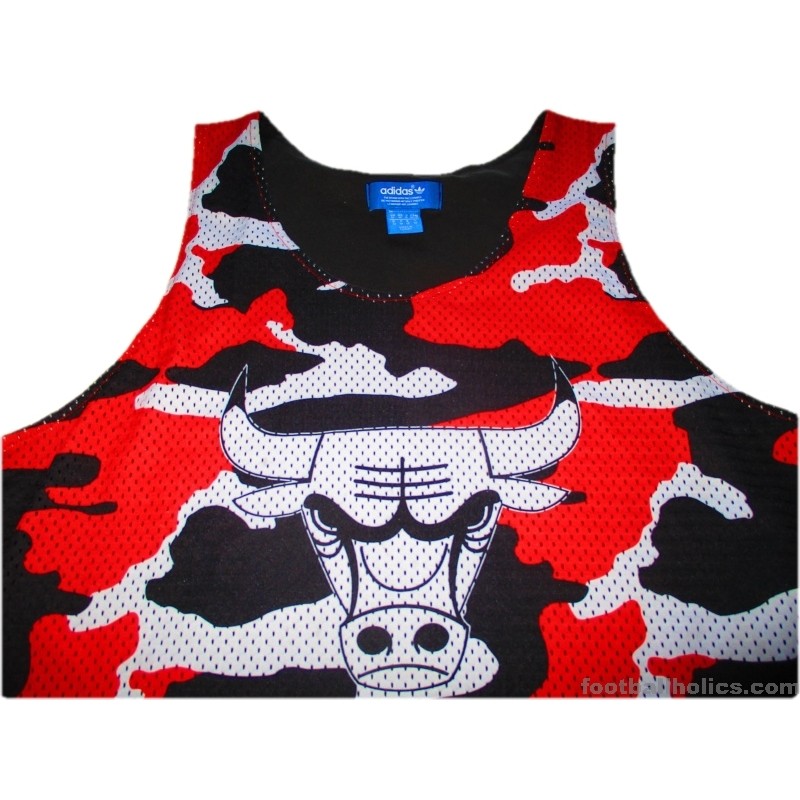2014-15 Chicago Bulls Adidas Originals 'Trefoil' Camo Jersey