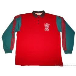1992-93 Liverpool Adidas Centenary Training L/S Shirt