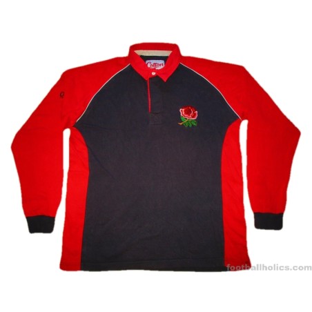1995-97 England Rugby Cotton Traders Pro Training L/S Shirt