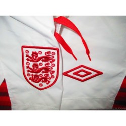 2012-13 England Umbro Home Shorts