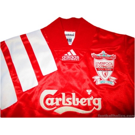 1992-93 Liverpool Adidas Centenary Home Shirt