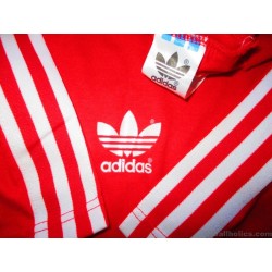 1980s Adidas Vintage Trefoil Red T-Shirt