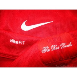 2007-09 Manchester United Nike Home Shirt Vidic #15