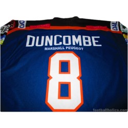 2010-11 Peterborough Phantoms Rhino Match Worn Road Jersey Duncombe #8