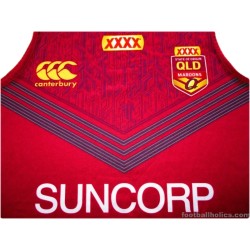 2017 Queensland Maroons Rugby League Canterbury Authentic Training Singlet