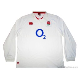 2016-17 England Rugby Canterbury Home L/S Shirt