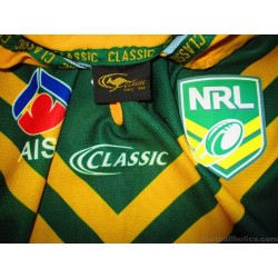 2010-12 Australia Rugby League Classic Match Worn Home Shirt #25