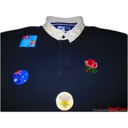 2011 Rugby World Cup Cotton Traders Classic Navy L/S Shirt
