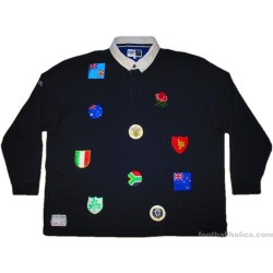2011 Rugby World Cup Cotton Traders Classic Navy L/S Shirt
