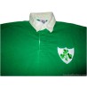 1987 Ireland Rugby 'World Cup' Airtex Activewear Retro Home L/S Shirt