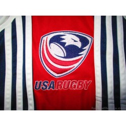 2017-19 USA Rugby Adidas Player Issue Training Shirt 'WH' (Will Hooley)