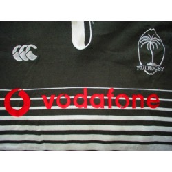 1994-97 Fiji Rugby Canterbury Match Worn Away Shirt #16