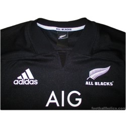 2016-18 New Zealand Rugby Adidas Pro Home Shirt