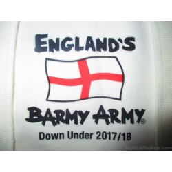 2017-18 England's Barmy Army Cricket 'Down Under' Quoz Polo Shirt v Australia