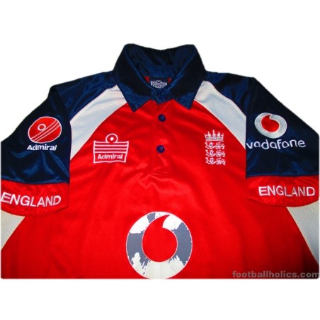 2007-08 England Cricket Admiral Training Shirt