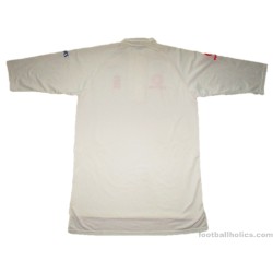1999 England Cricket Asics Match Worn Test Shirt Franks #8