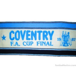 1987 Coventry 'FA Cup Final' Wembley 87 Matchday Scarf