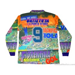 1994-96 Fiorentina Graphic L/S Tee Shirt Batistuta #9
