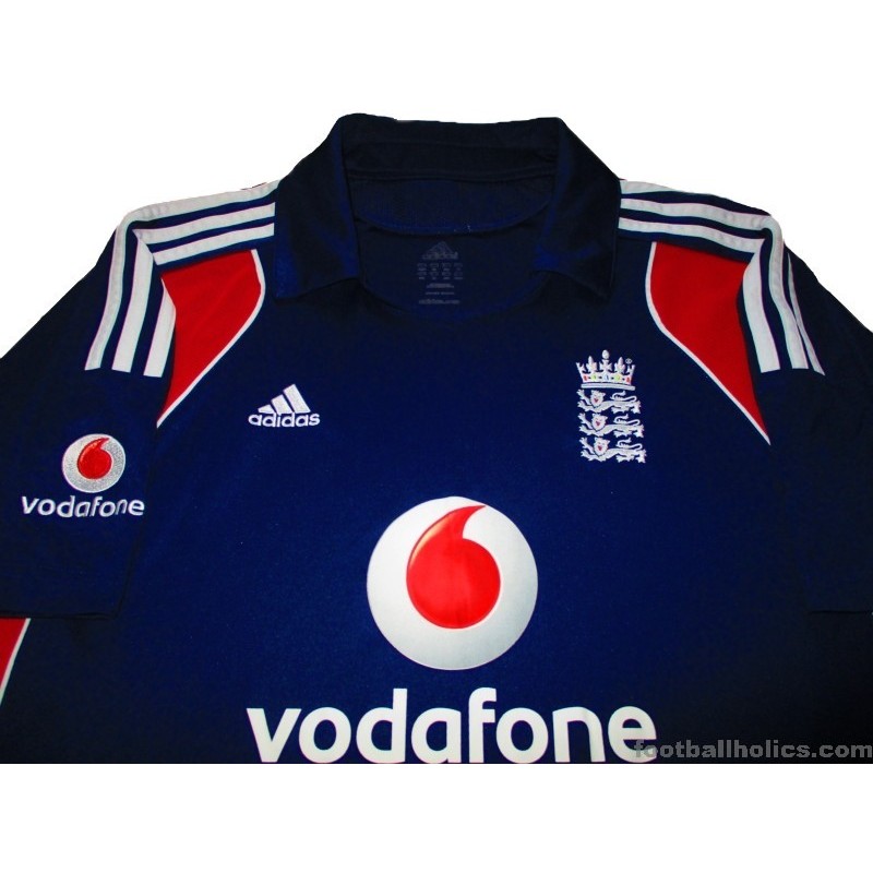 2008-09 England Cricket Adidas ODI Jersey