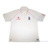 2008-10 England Cricket Adidas Test Jersey