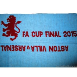 2015 Aston Villa 'FA Cup Final' Matchday Scarf (v Arsenal)