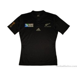 2015 New Zealand Rugby 'World Cup Winners' Adidas Home Jersey