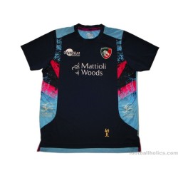 2021-22 Leicester Tigers Samurai Player Issue Training Shirt #46 'JL' (Law)