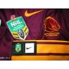 2016 Brisbane Broncos Rugby League Nike Home Authentics Jersey