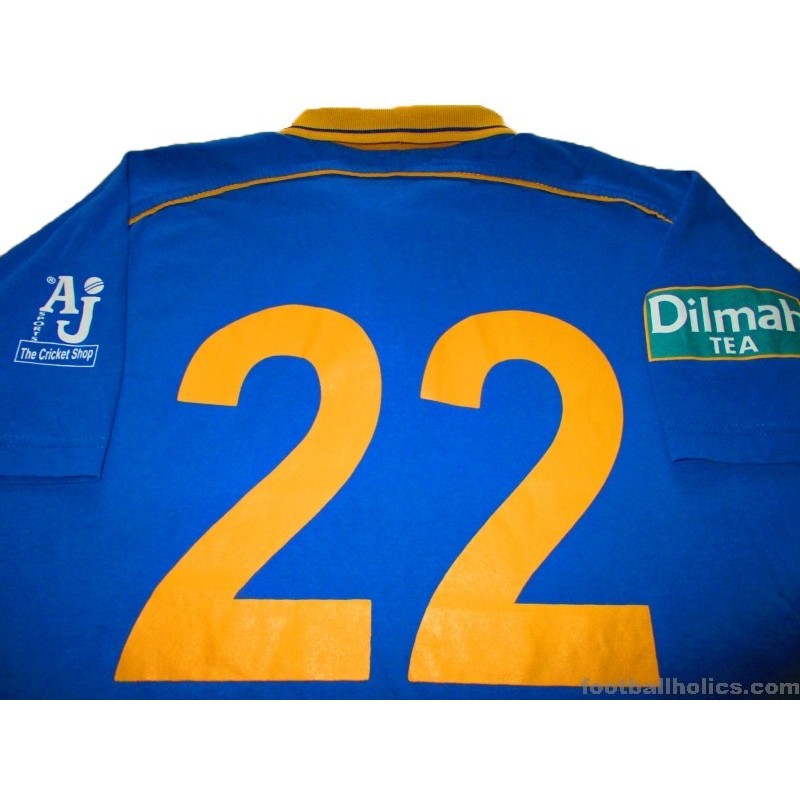 2003 Sri Lanka Cricket Trendy Club Match Issue ODI Jersey #22