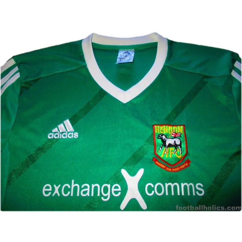 2015-16 Hendon Adidas Match Worn Home L/S Shirt #9