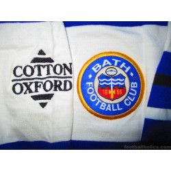 1996-97 Bath Rugby Cotton Oxford Home L/S Shirt