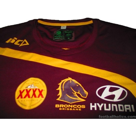 2017 Brisbane Broncos Rugby League ISC Authentic Training Jersey