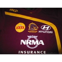 2017 Brisbane Broncos Rugby League ISC Authentic Training Jersey