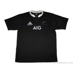 2013-14 New Zealand Rugby Adidas Home Jersey