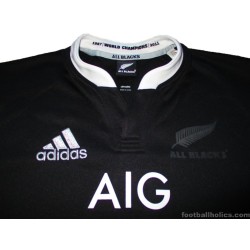 2013-14 New Zealand Rugby Adidas Home Jersey