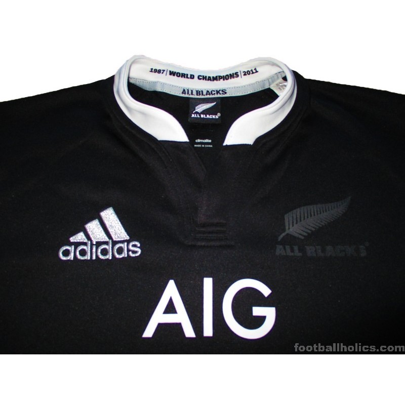 2013-14 New Zealand Rugby Adidas Home Jersey