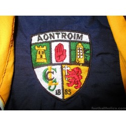 2003-06 Antrim GAA (Aontroim) O'Neills Player Issue Woven Track Jacket