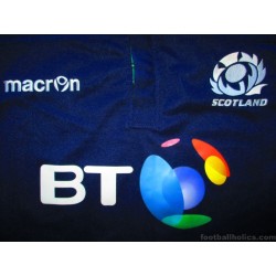 2016-17 Scotland Rugby Macron Home Shirt